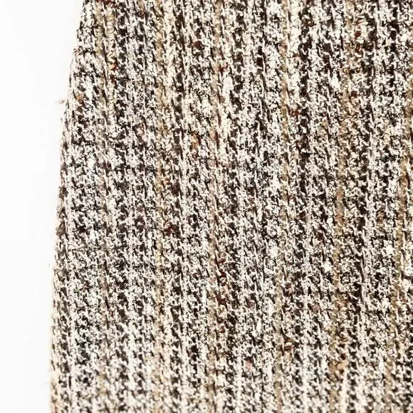 Jones New York Brown Tan Mini Fit and Flare Skirt - Picture 6 of 13